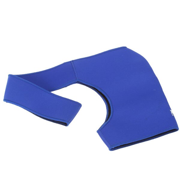 Neoprene Single One Shoulder Support Fitness Wrap Brace Sport Protector Guard - Blue