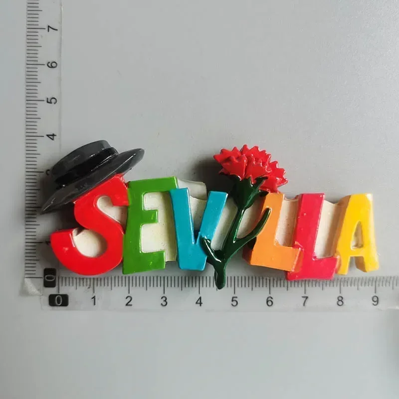 Hiszpania madryt magnesy na lodówkę pamiątka turystyczna Cordobam Barcelona Sevilla Toledo naklejki magnetyczne na lodówkę kolekcja prezenty: BŁĘKITNA