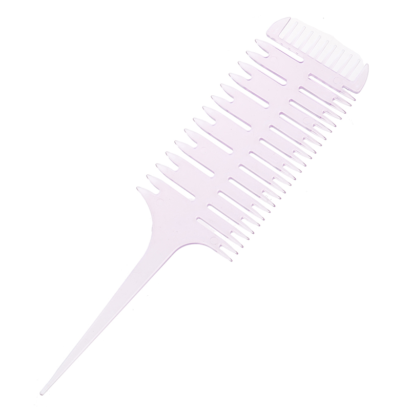 Weave Weaving Comb For Salon Use 3-Way Sectioning Highlight Comb Hair Dyeing Comb Hair Dye Styling Tool