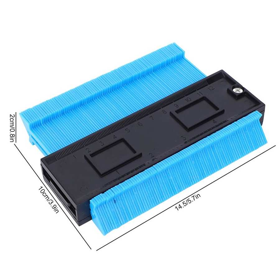 Multi-functio Irregular Contour Gauge Ruler Duplicator Tiling Laminate Woodworking Tool for Tile Floor Measure