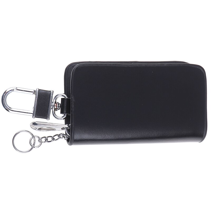 ! Rganizer Mannen Autosleutel Houder Organizer Pouch Autosleutel Case Pouch Wallet Mannen Sleutelhanger Rits Tas Lederen Autosleutel Portefeuilles