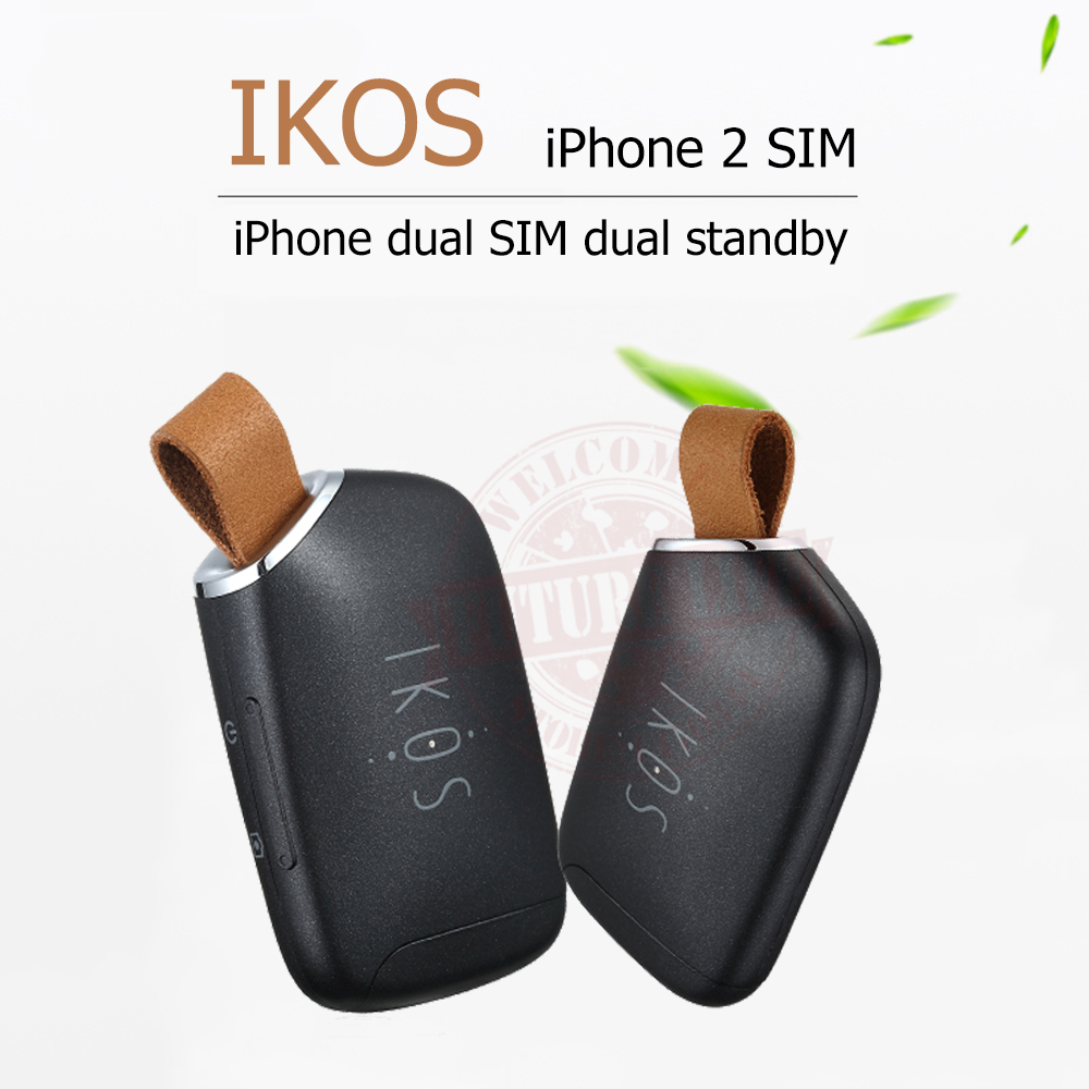 Dual Sim Dual Standby Adapter iKOS K1S No Jailbreak iOS 12Call Text Functions For iPhone5-X/ i Pod Touch 6th/i Pad