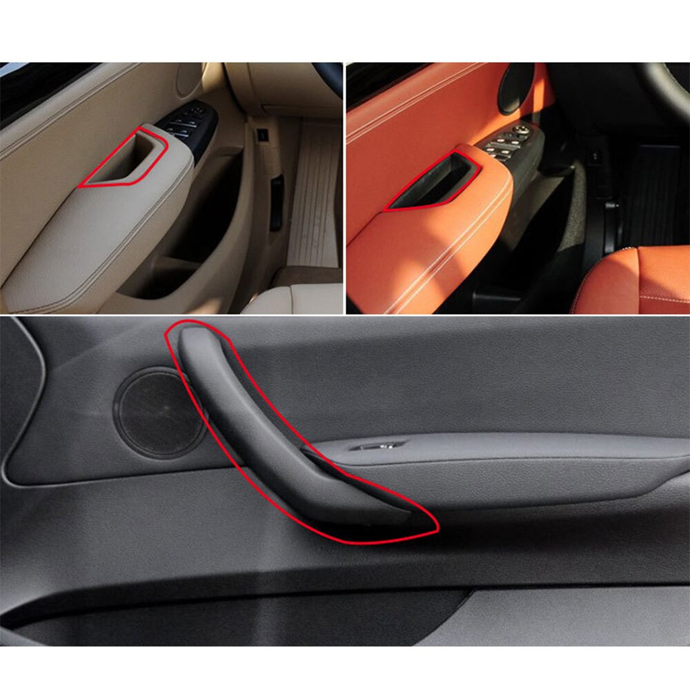 Auto left Right Interior Door Handle Inner Door Panel Handle Pull Trim Cover For BMW X3 X4 F25 F26