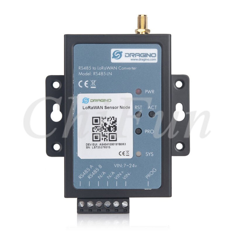 RS485-LN RS485 to LoRaWAN Converter LoraWAN Sensor Node