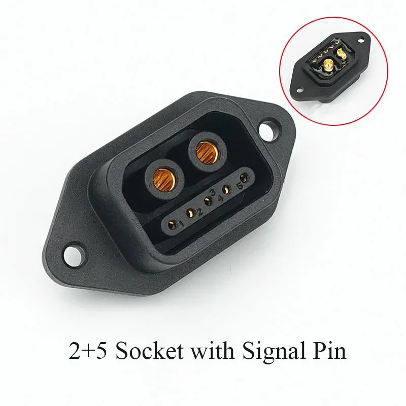 2 + 4/2 + 6 Lithium-Batterie Ladung Steckdose Elektrische Fahrzeug Hohe Strom Entladen Hafen Adapter Stift Ladung Stecker: Lavendel