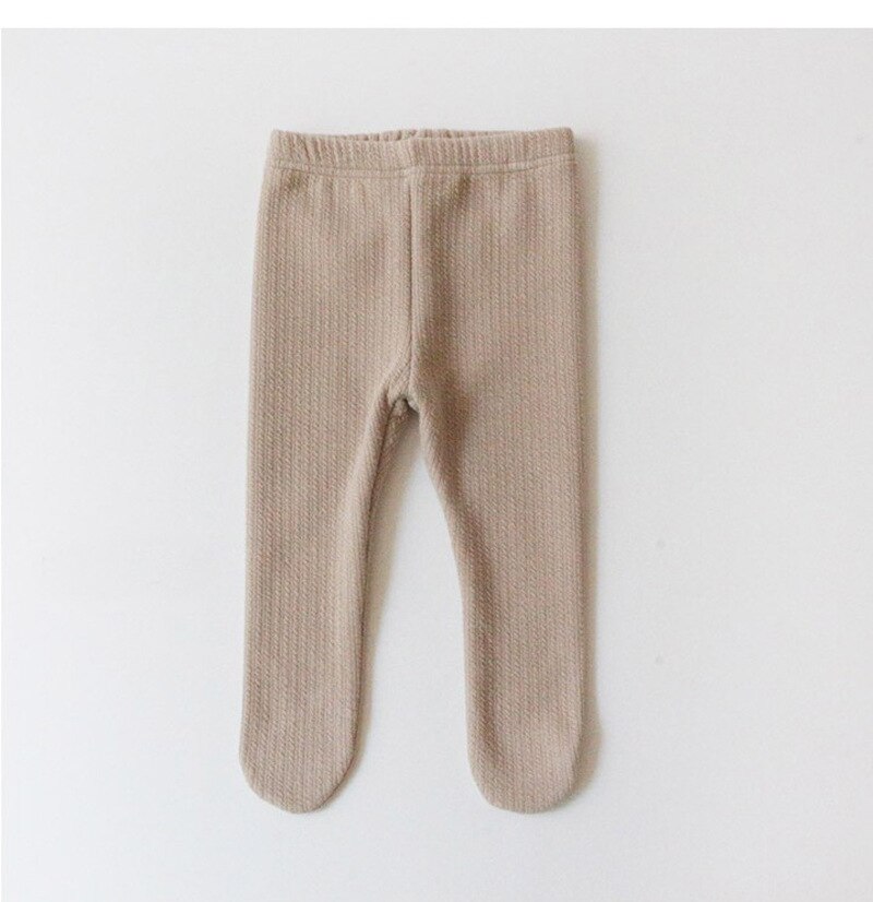 9239 koreanische eins Baby Mädchen Strumpfhosen Herbst Baby Komfortable Strumpfhose Baby Junge Mädchen Hanf aufbringen Bottomming Strumpfhosen Baumwolle Strumpfhosen: Aprikose / 66cm
