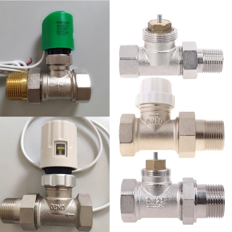 DN15 DN20 DN25 Water -Valve Electric Radiator HVAC Thermal Actuator -Valve TRV