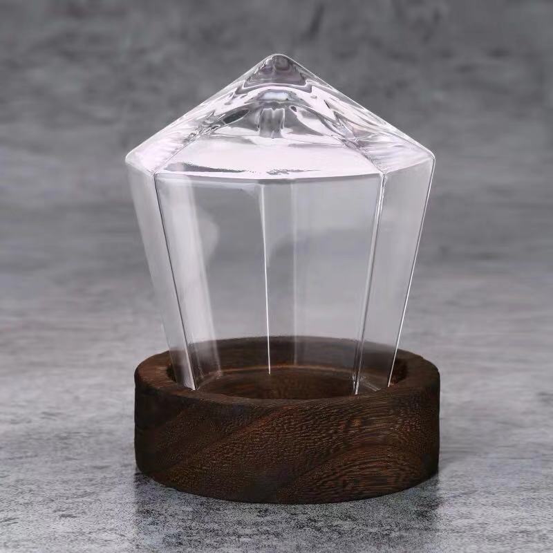 Copa de cristal, copa de vino, copa de cristal, vasos para cóctel, taza, café, boda, bar, artículos para beber, brandy, vino tinto, ocio.: Copa y base de diamante