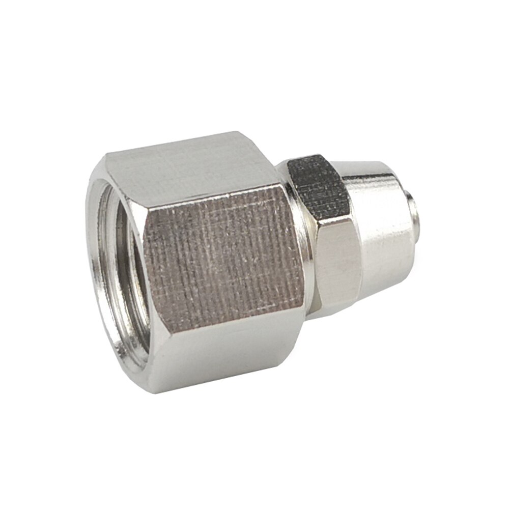 Pneumatische twist fit 4/6/8/10/12mm od slang  x 1/8 " 1/4 " 3/8 " 1/2 " binnendraad koper nikkel plating luchtslang snelkoppeling