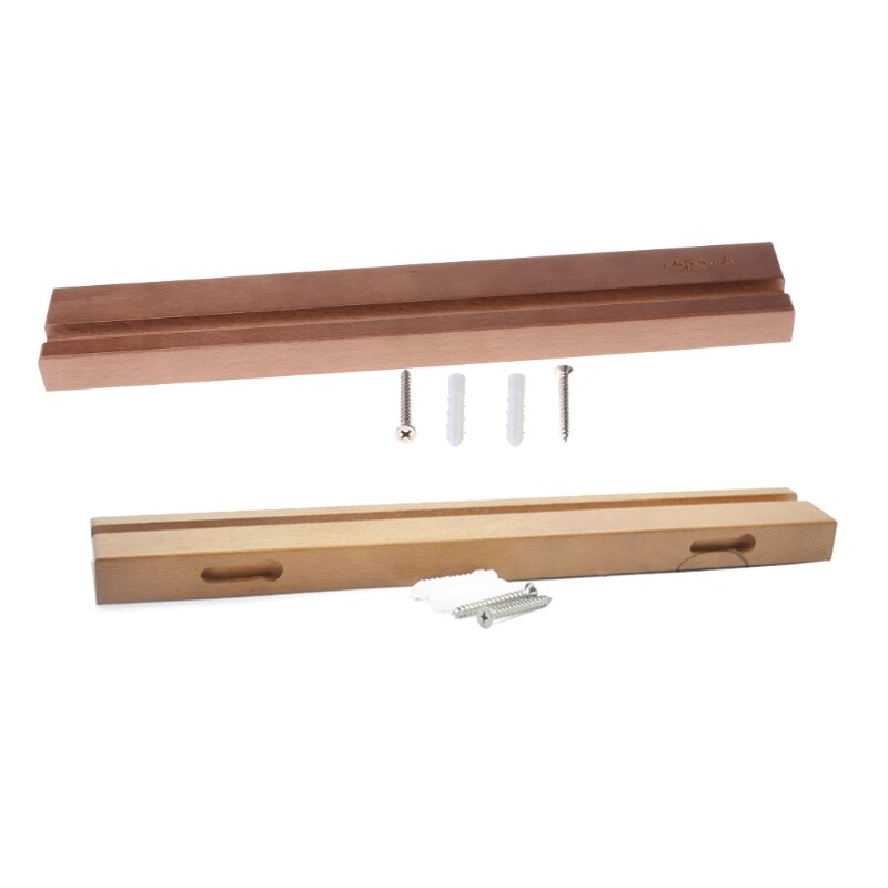 Durable Beech Record Display Stand Bracket Turntable Holder for LP Vinyl Records Kit