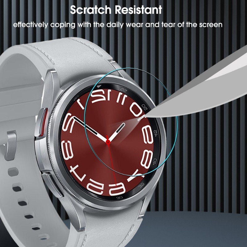 Vidrio para Samsung Galaxy Watch 6/Watch6 Classic 40mm 44mm 43mm 47mm HD Protector de pantalla transparente reloj 6 vidrio templado 1-5 piezas