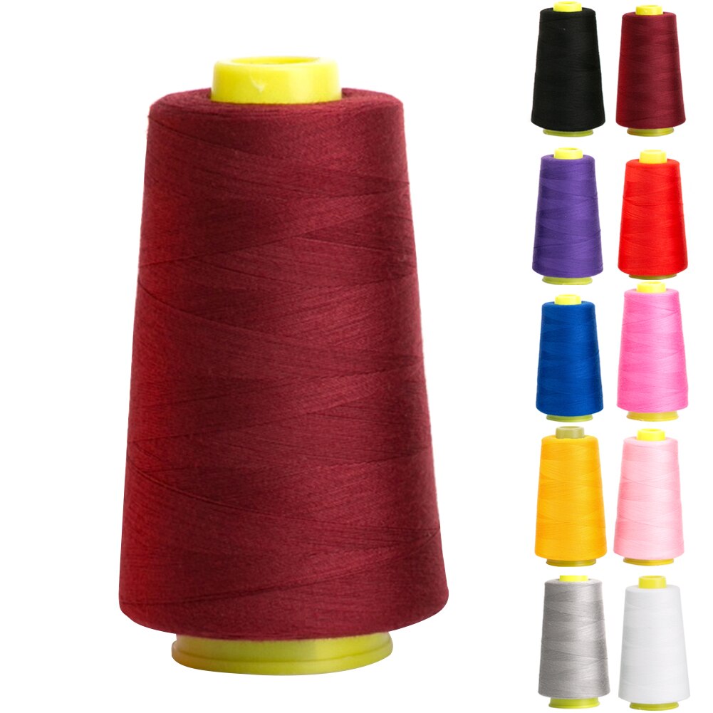 Heavy Duty Sewing Spools Quilting Hand Stitching Polyester 40/2 Thread Serger Knitting