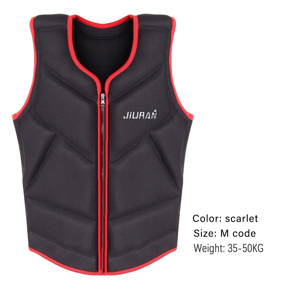 Fishing Vest Convenient Detachable Adult Neoprene Outdoor Swimming Sea Fishing Life Jacket Buoyancy Canoeing Floating Jacket