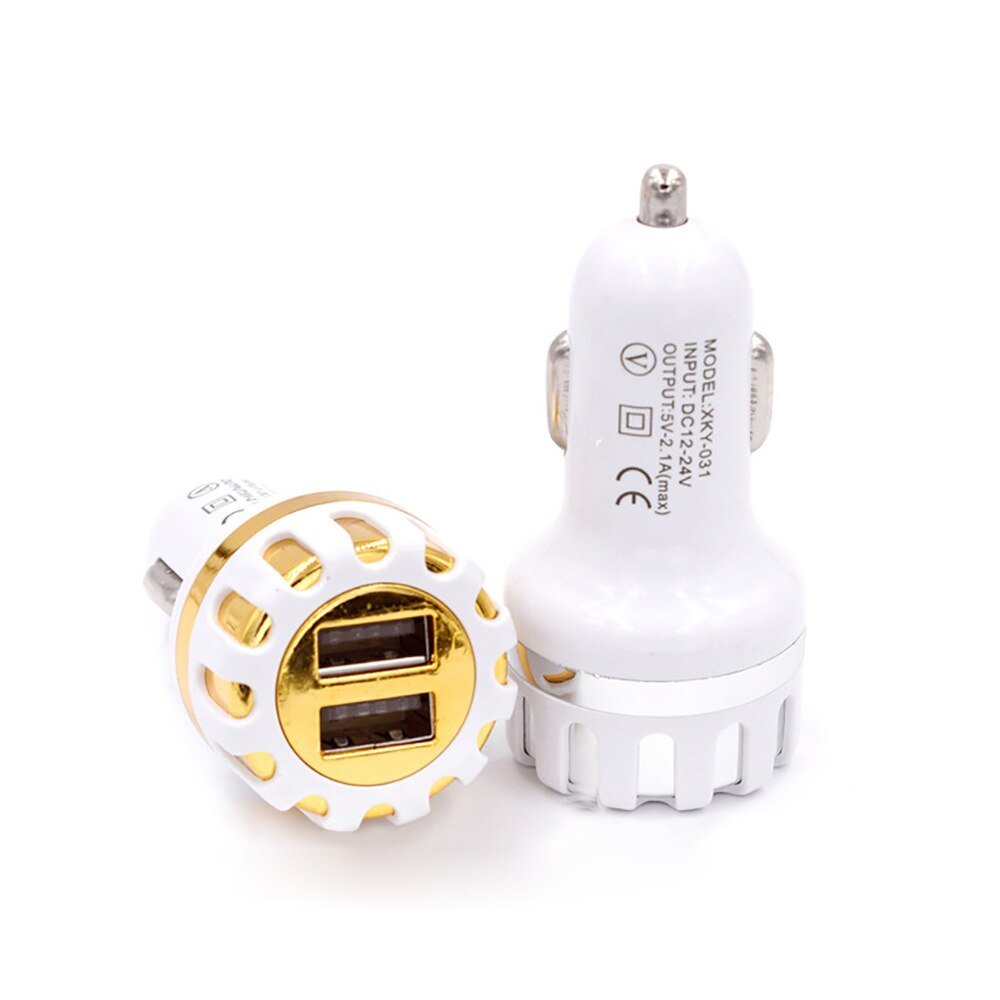 Multi-funktionale LED Dual USB Hafen 5V 2,1 EINE Schnelle Auto Ladegerät Adapter für iPhone Samsung Huawei Xiaomi Auto Telefon Ladegerät