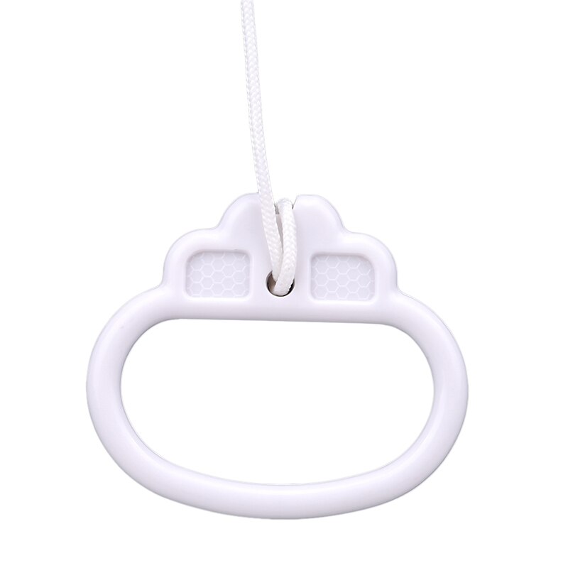 1Pc Wit Plastic Pull String Clockwork Cord Muziekdoos Pull Ring Muziekdoos Baby Baby Kids Bed Bel Rammelaar speelgoed