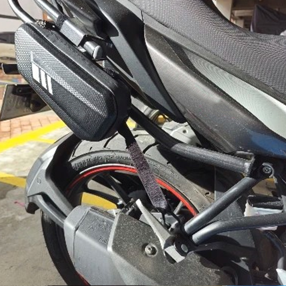 motorfietsaccessoires hangende tas waterdichte universele zijtassen zwarte harde schaal fietstassen mountainbike driehoekige tas