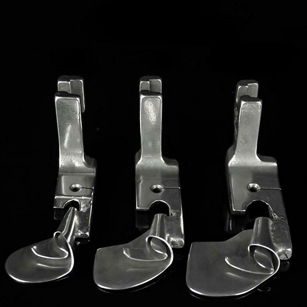1 PC Crimping Presser Foot Folding Sewing Machine 1/8 3/16 3/8 Steel Working Foot Universal For Dress Skirt Rolled Hem Presser