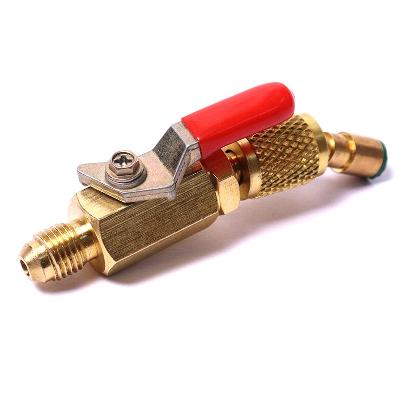 3 Pcs A/C Charging Hoses Shut Off Ball Valve AC Refrigerant for R12 R134a R410A NJ88