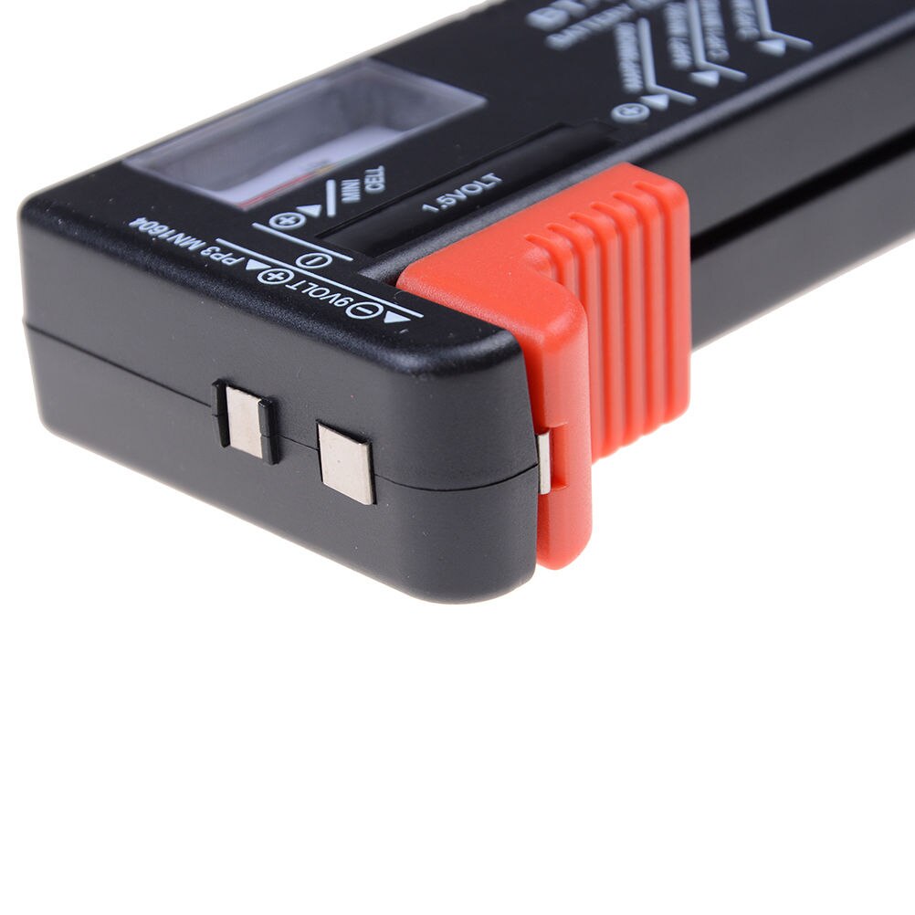 Battery Tester Universal Electronic Battery Checker for AA AAA 9V Button Cell Multi Size Volt Meter Measuring Tool