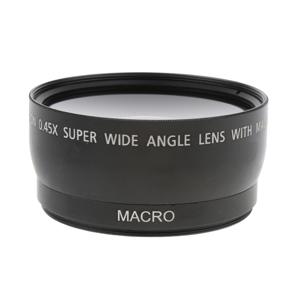 Objectif Macro grand Angle 58mm 0.45x pour appareils photo Canon 700D 650D 600D 550D 750D 1100D 1200D et plus