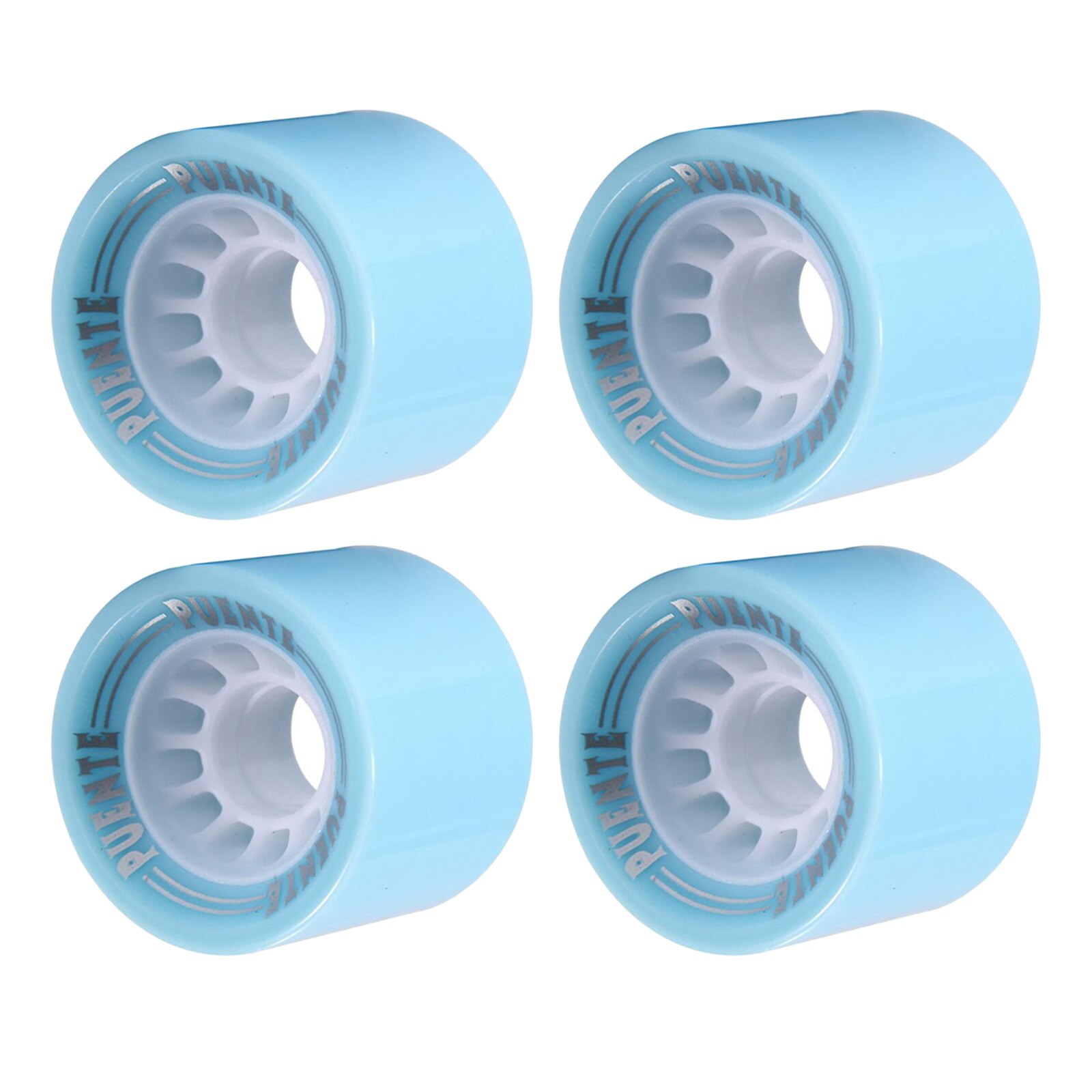 4/Set Skateboard Wheels Cruising Wheel for Long Board Accessories: Light Blue