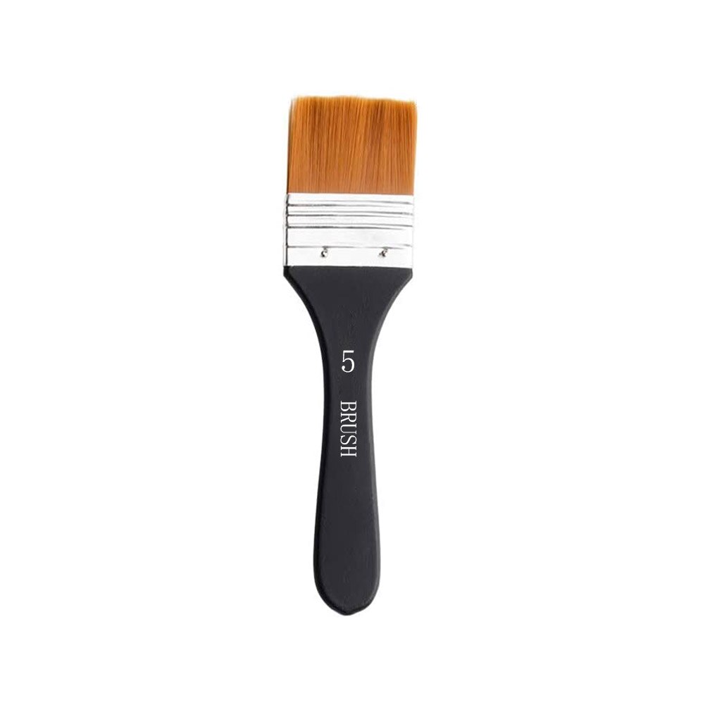Juego de brochas para pintura acrílica, herramienta de pintura al óleo para artista, suministros de arte para limpieza , brocha para pintura de acuarela de 7 tamaños: Style 5