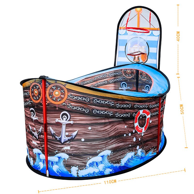 Portable Kids Playpen Baby Pool Balls Carton Indoor Outdoor Children's Playpen Folding Playground Baby Ball Pool Children Fence