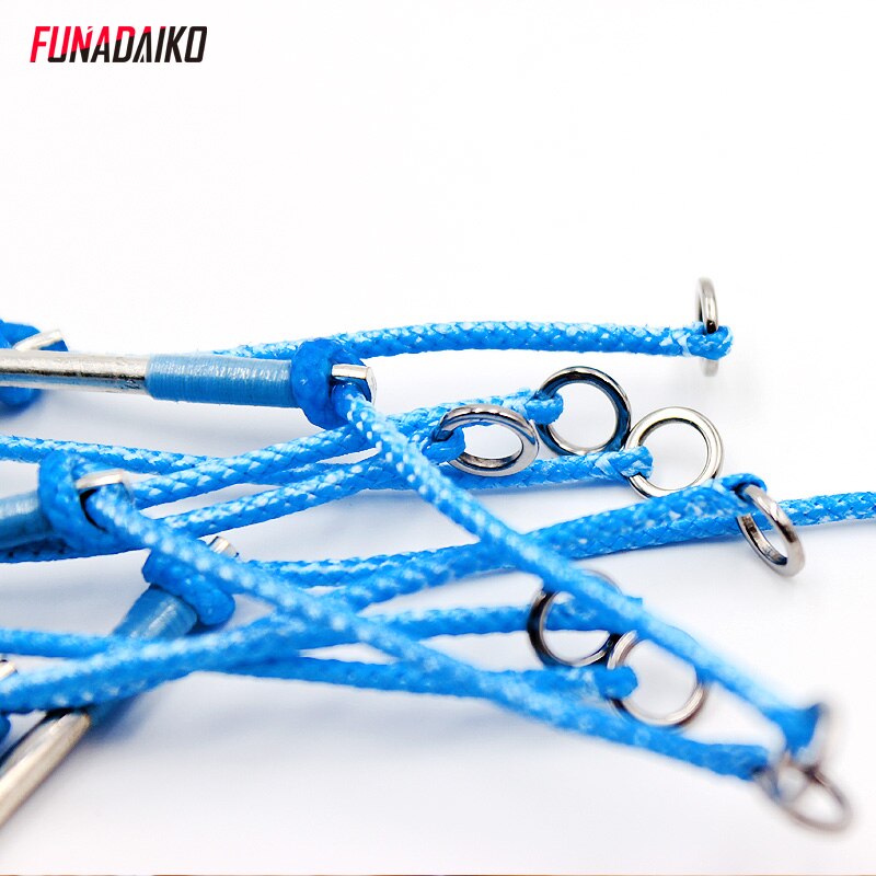 Funadaiko rostfritt stål fiske solid ring o ringar platt fiske vrid knut lock fiske solida ringar tillbehör