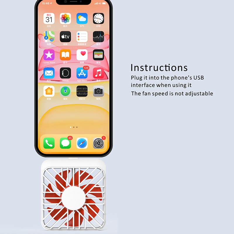 mini Fan Portable for Fan Handheld USB rechargeable fan Appliances Desktop Air Cooler Outdoor Travel hand fan For Phone USB