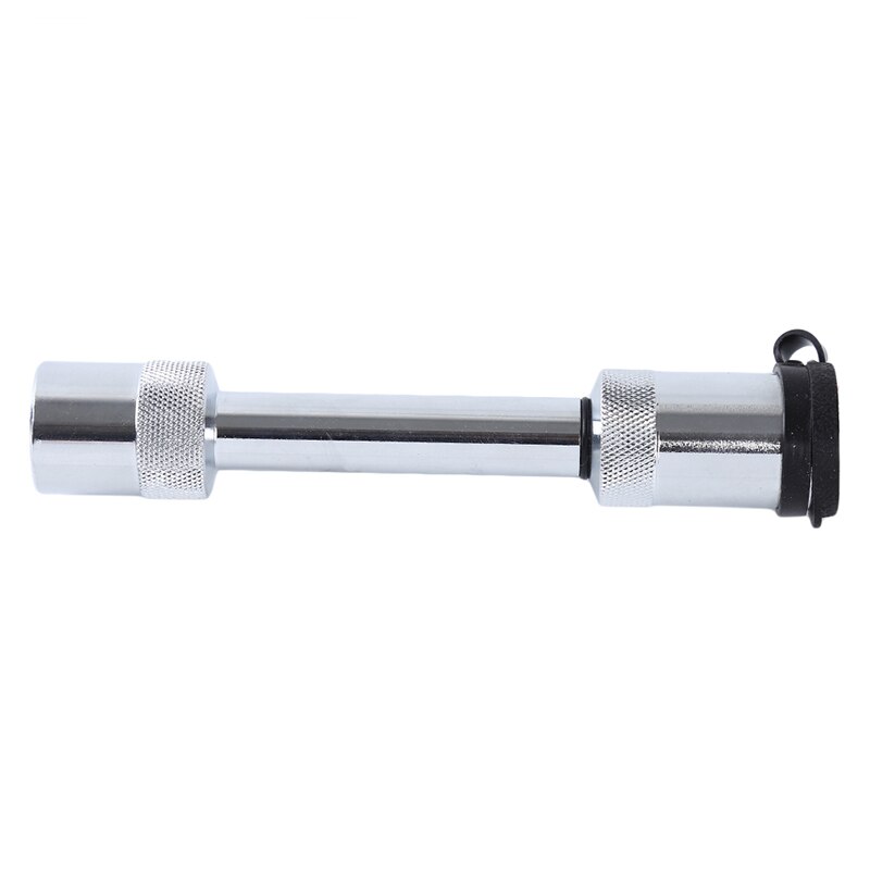 Cerradura de pasador de enganche de remolque resistente de 5/8 "Núcleo de cerradura de flor de ciruelo 2 llaves y tapa de goma para receptor de enganche de clase III, IV, V