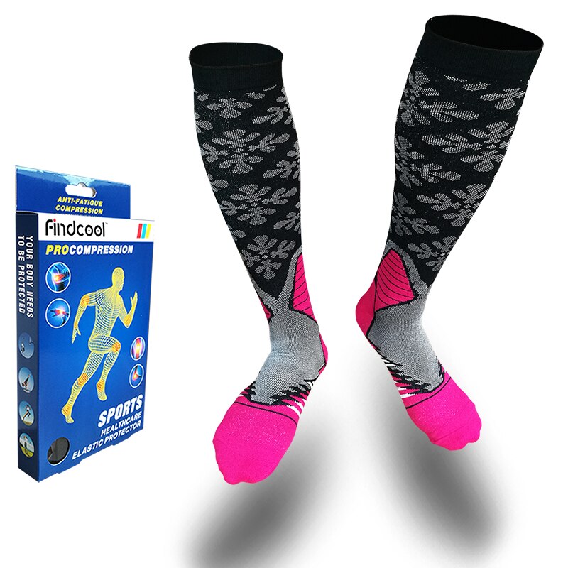 FINDCOOL Absolvierte Kompression Socken Für Krankenschwestern Radfahren Läufer Fitness Gewichtheben Mutterschaft Lehrer Für Mann Frauen