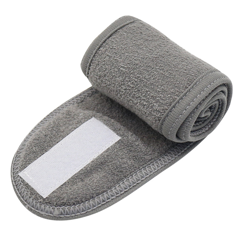1Pcsvelcro Sport Yoga Double-Layer Hoofddoek Zweet Band Hoofd Hoofd Bands Voor Vrouwen Luxe Athletic Hoofdband Hoofdband: 1pcs grey