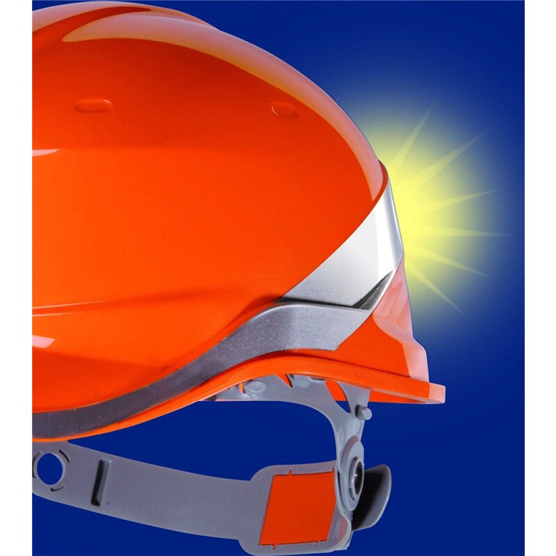 Helm Helm Werk Cap Abs Isolatie Materiaal Met Fosfor Streep Bouwplaats Isolerende Bescherm Helm Fiets