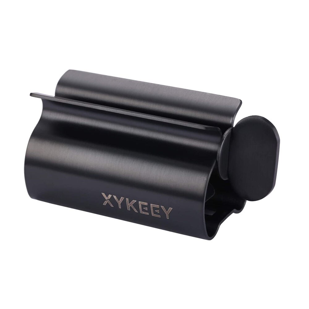 Tandpasta Knijper Tandpasta Dispenser Metal Knijpen Gereedschap Saving Tube Tandpasta Wringer Voor Thuis Badkamer Accessoires: Matte black