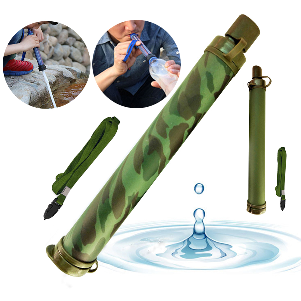 Système de Filtration Portable pour paille, filtre de paille, purificateur d'eau, extérieur, vie sauvage, urgence, randonnée, eau potable