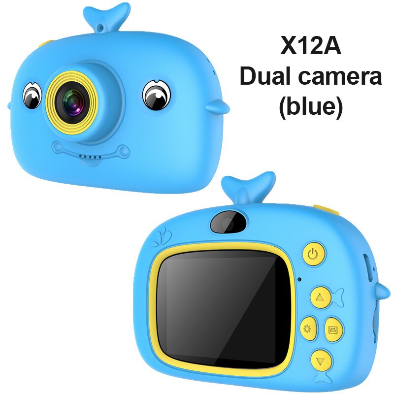 X12 caméra vidéo pour enfants dessin animé numérique DV caméra vidéo portable sport caméra vidéo pour la photographie: green