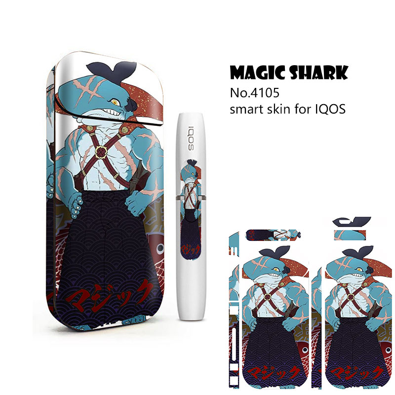 Magic Shark Anime Blood For IQOS 2.4 Plus Skin Cover Case Sticker IQOS 2.4p Sticker For IQOS Sticker: 4105