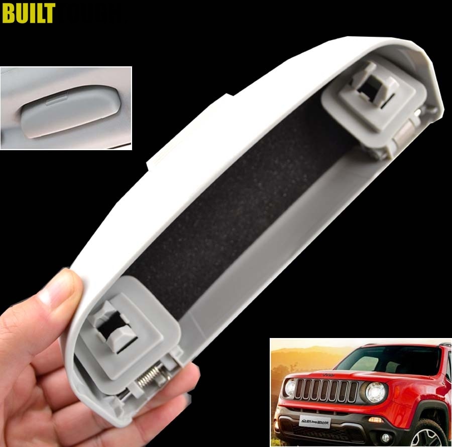 Voor Jeep Renegade Bu Auto Zonnebril Case Houder Visor Bril Box Case Zonnebril Houder Clip Opslag Kooi