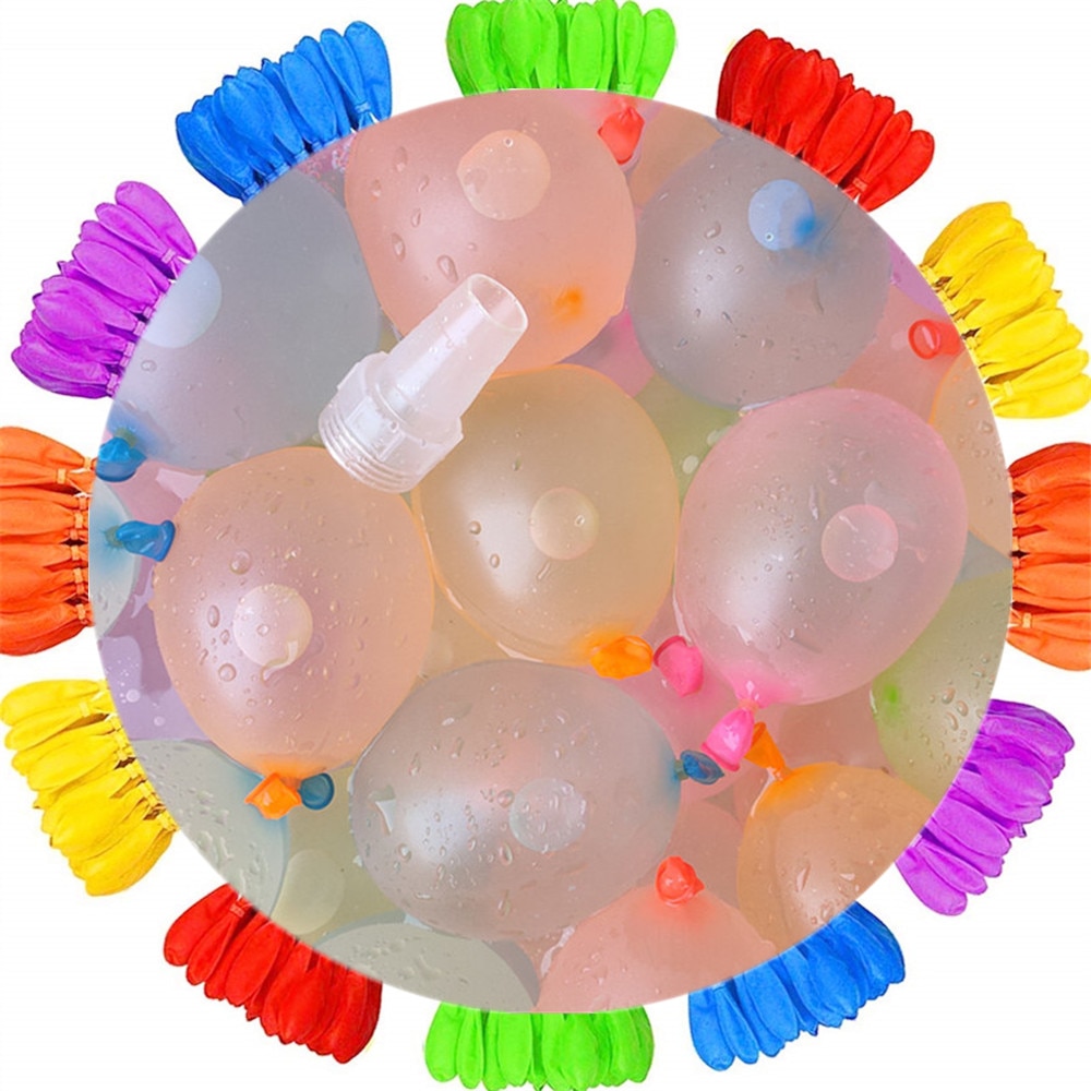 111pcs Water Bombs Balloon Amazing Filling Magic Balloon Children Water War Game Supplies Kids Summer Outdoor Beach Toy Party