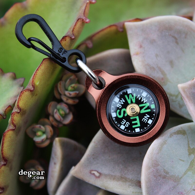 Camping Hiking Portable aluminium alloy Pocket Compass Navigation for Outdoor Activities Diameter 22mm