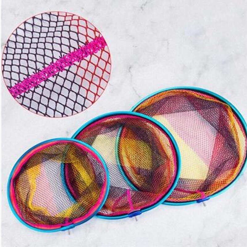 Nylon Fishing Net Foldable Fishing Tool Nylon Landing Dip Mesh Deep Immersion Fishing Christmas