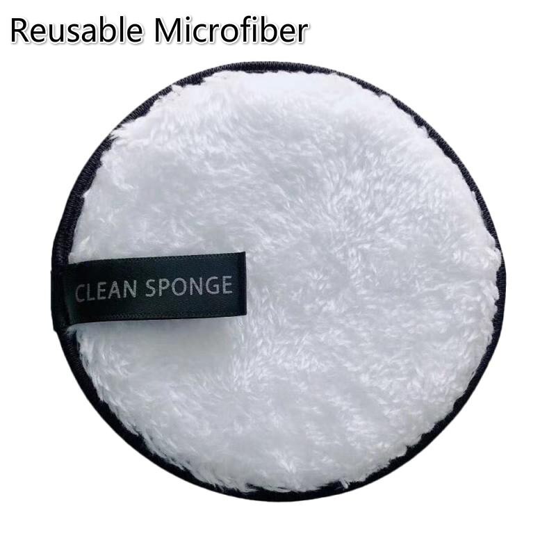 3 Colors Round Shape Sponge Cosmetic Puff Makeup Puff Cleansing Powder Puff Face Cleaning Makeup Remove Puff Cotton Cosmetic: white