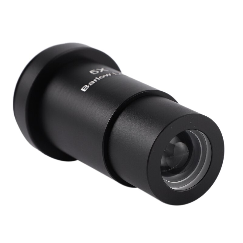 Aluminiumlegering 5x astronomische telescoop oculair barlow lens 1.25 inch astronomische telescoop accessoires