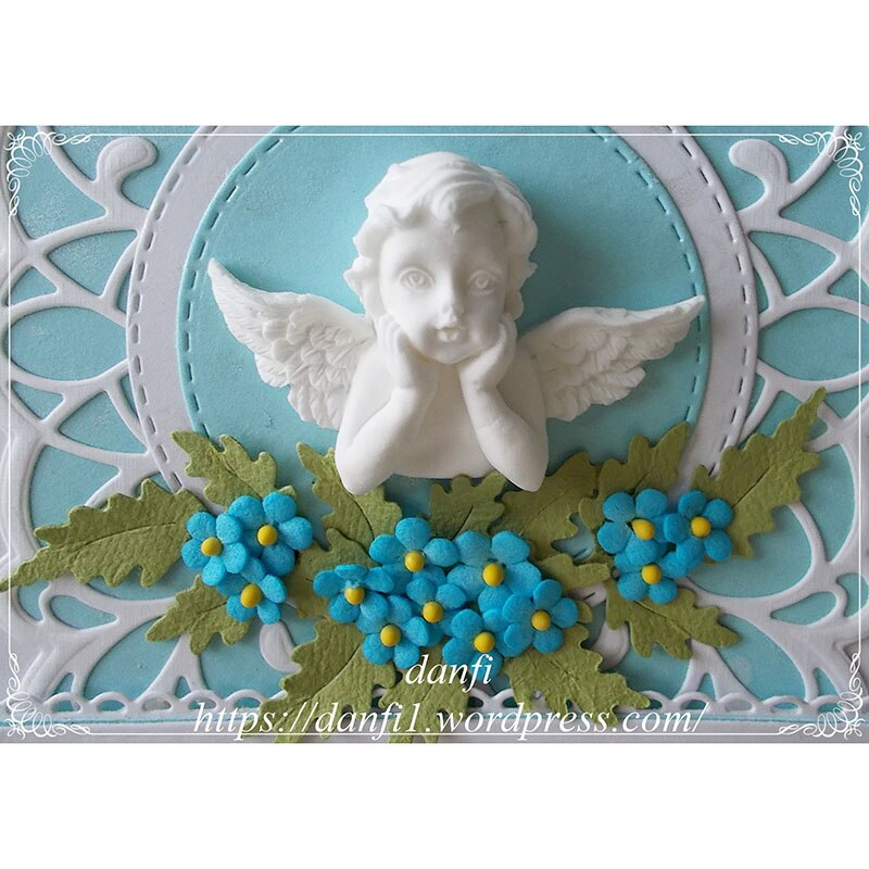 CH Small Flowers Metal Cutting Dies 3D DIY Scrapbooking Carbon Sharp Craft Die Photo Invitation Cards Decoration