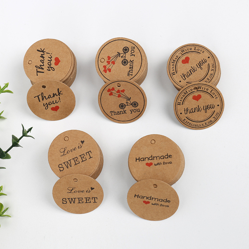 100 Etiquetas Colgantes Personalizadas Para Regalos – Tamaño 4x5.5 Cm, Papel De Alta Calidad, Ideales Para Bodas