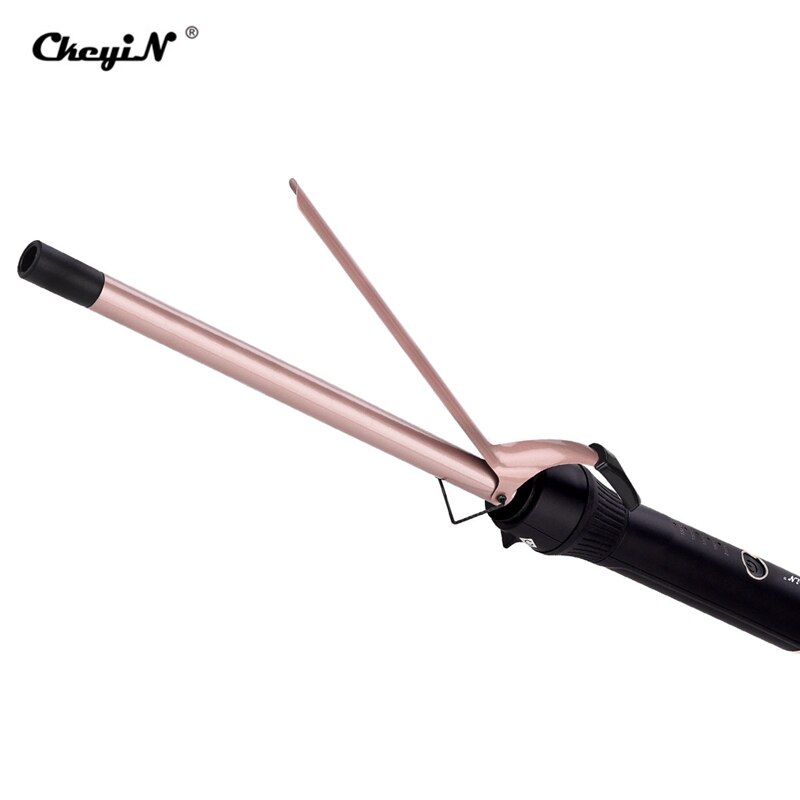 9mm 28mm keramiske krøllejern elektronisk krøllestav rulle 5 niveauer temperaturjusterbart waver hårstylingværktøj