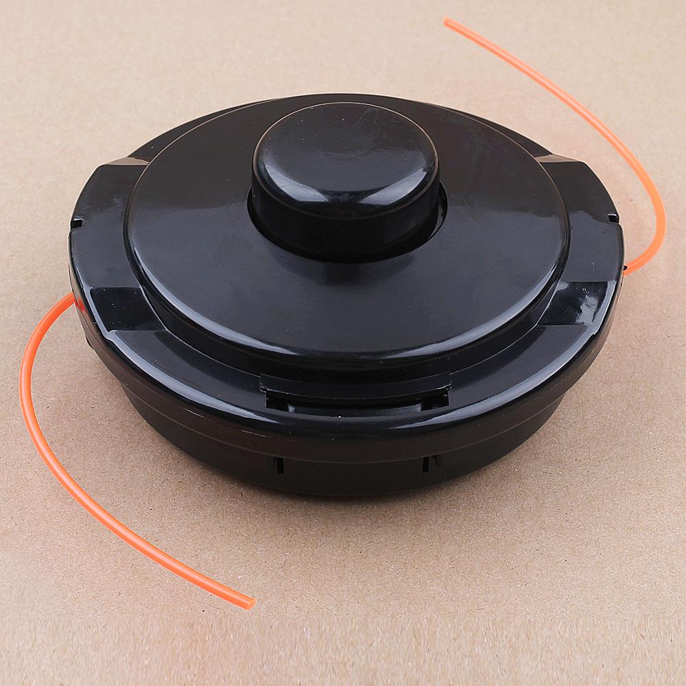 Bump feed nylon  m10*1.25 trimmer dubbel linje huvud för husqvarna john deere strimmer huvud byte av röjskärare