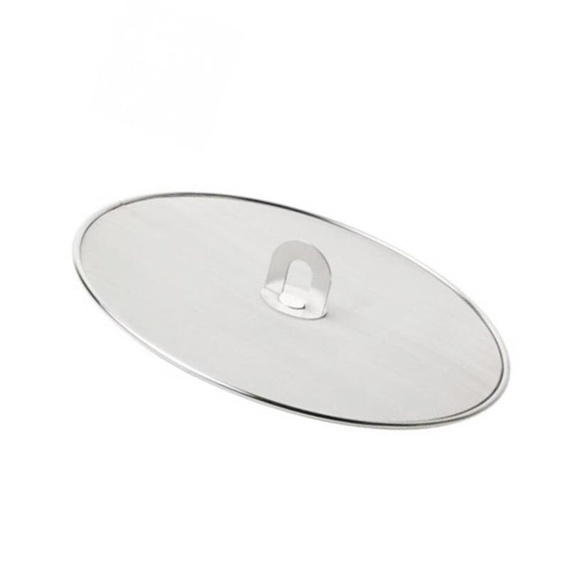 Grease Splatter Screen Pan Cover Stainless Steel Frying Pan Fine Mesh Stops Stove Oil Guard Pot Lid Kitchen Accessories