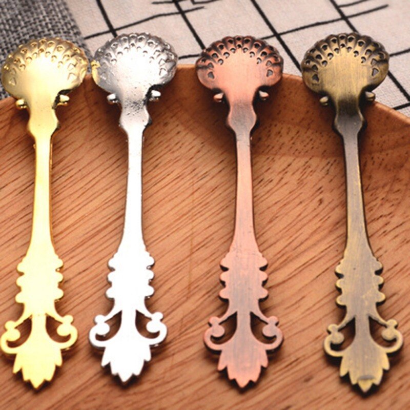 Retro Coffee Tea Spoon Flower Small Spoon Dessert Spoons For Afternoon Tea For Souvenir Kitchen Mini Tableware