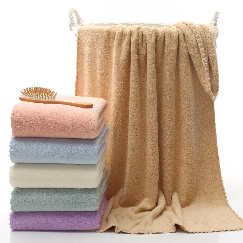 Pet Towel - 70x140cm - Quick Dry Coral Fleece - Absorbent Microfiber Bath Towel for Dogs